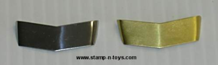 S214 * S248 Stainless Steel or Brass Paintable Visor for Spec Cast Peterbilt 379
