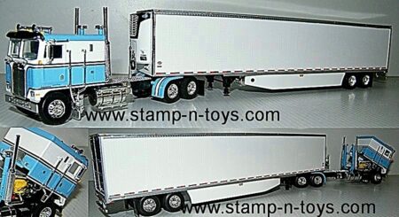 snt custom 0006 Kenworth K-100 C.O.E. pulling a Utility 53' Reefer w/Carrier unit