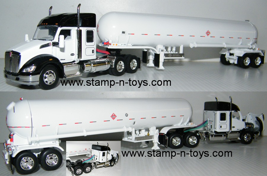 snt custom 0058 Kenworth T-880 pulling a Mississippi Propane Gas Trailer