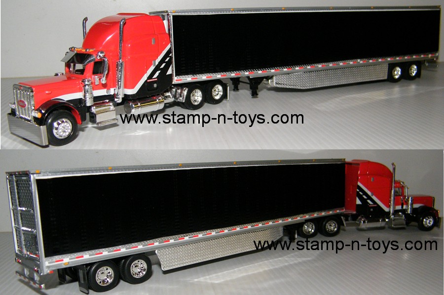 snt 0088 Custom Peterbilt 379 pulling a 53' Utility Reefer Trailer