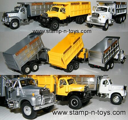 snt custom 0105 Mack B model Dumptruck Trio Set