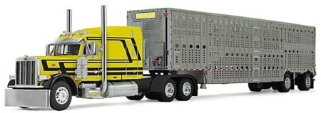1st Gear/DCP 60-2104 Peterbilt 379 63" MR pulling a Wilson Silverstar Cattlepot