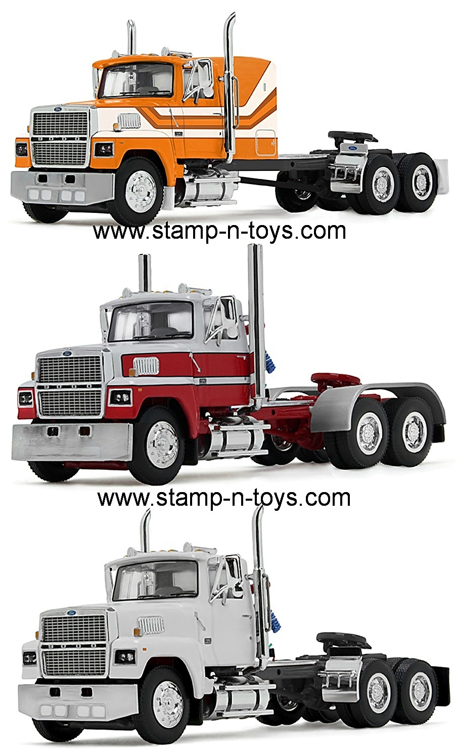 1st Gear/DCP 60-2175 Ford LTL 9000 Trio Set