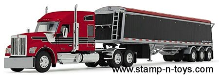 1st Gear/DCP 60-2176 Kenworth W-990 pulling a Lode King Distinction Hopper Bottom Trailer