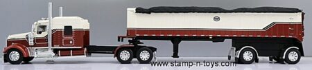 1st Gear/DCP 60-2097 Kenworth W-900L with 72" Aero Sleeper w/MAC chrome Coal End Dump Trailer