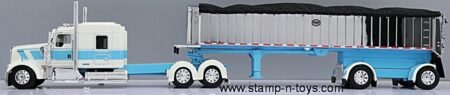 1st Gear/DCP 60-2098 Kenworth W-900L with 72" Aero Sleeper w/MAC chrome Coal End Dump Trailer