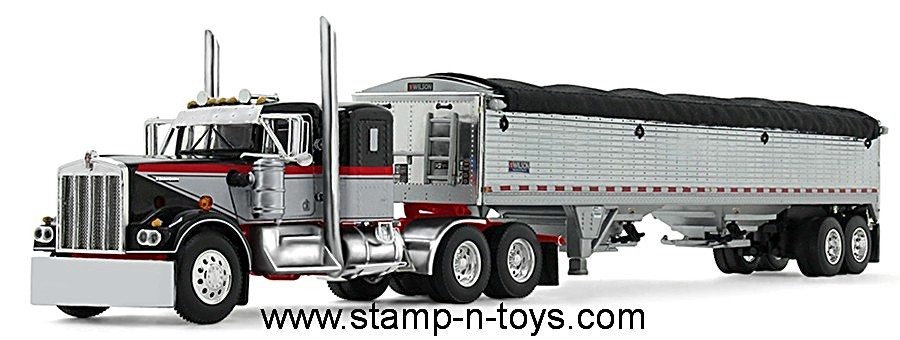 1st Gear/DCP 60-2137 Kenworth W-900A pulling a Wilson Hopper Trailer