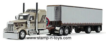 First Gear 69-2091 "Jason Sanders" Kenworth W-900L pulling a Vintage 40' Reefer