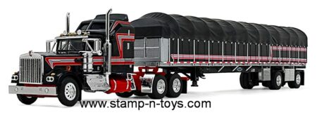 1st Gear/DCP 60-2056 Kenworth W-900A pulling a 53' covered wagon