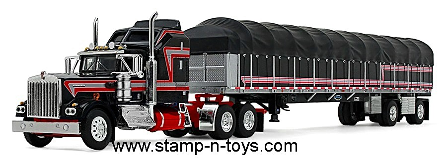 1st Gear/DCP 60-2056 Kenworth W-900A pulling a 53' covered wagon