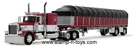 1st Gear/DCP 60-2058 Peterbilt 389 63" pulling a 53' covered wagon