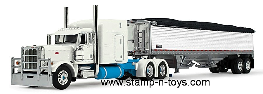 1st Gear/DCP 60-2207 Capitola Trucking Peterbilt 389 pulling a 43