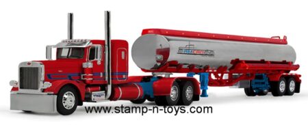 1st Gear/DCP 69-2148 Peterbilt 389 36" flat-top pulling a Heil Fuel Tanker