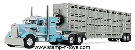 1st Gear/DCP 60-1816 Peterbilt 351 pulling a vintage Wilson Silverstar Cattlepot