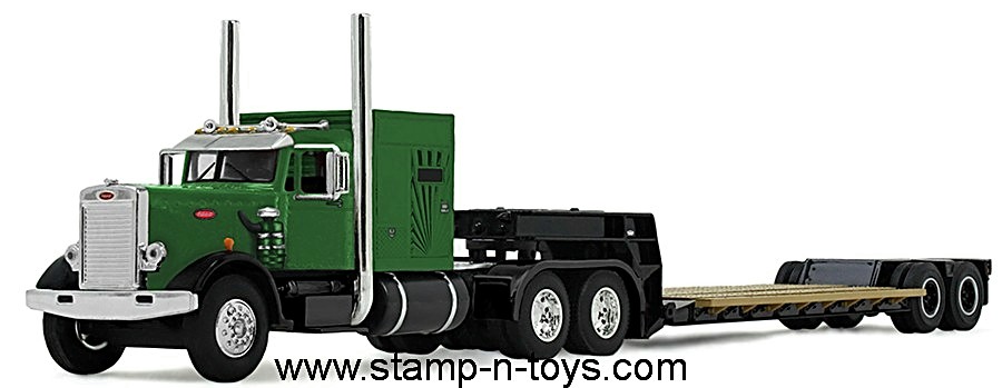 1st Gear/DCP 60-2219 Peterbilt 351 pulling a vintage Rogers Lowboy