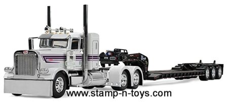 1st Gear/DCP 60- 2191 Peterbilt 389 w/36" flat top pulling a Fontaine Magnitude 3-axle Lowboy