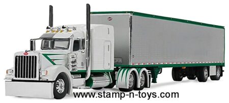 1st Gear/DCP 60-2192 Peterbilt 389 w/63" Midroof pulling a 53' Utility Dryvan Trailer