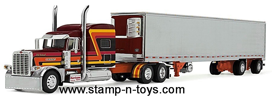 1st Gear/DCP 69-2073 Peterbilt 389 w/70″ Midroof pulling a 53