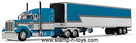 1st Gear/DCP 69-2270 Peterbilt 379 w/63" Midroof pulling a 53' Utility Reefer Trailer