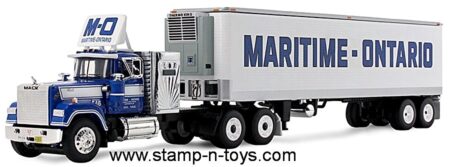 1st Gear/DCP 69-2273 Maritime-Ontario Mack Superliner w/a 40' Vintage Reefer Trailer