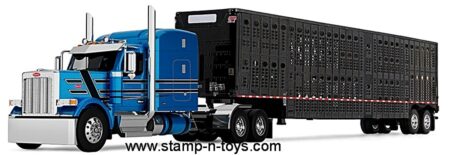1st Gear/DCP 60-2172 Peterbilt 589 pulling a Wilson Silverstar Cattlepot