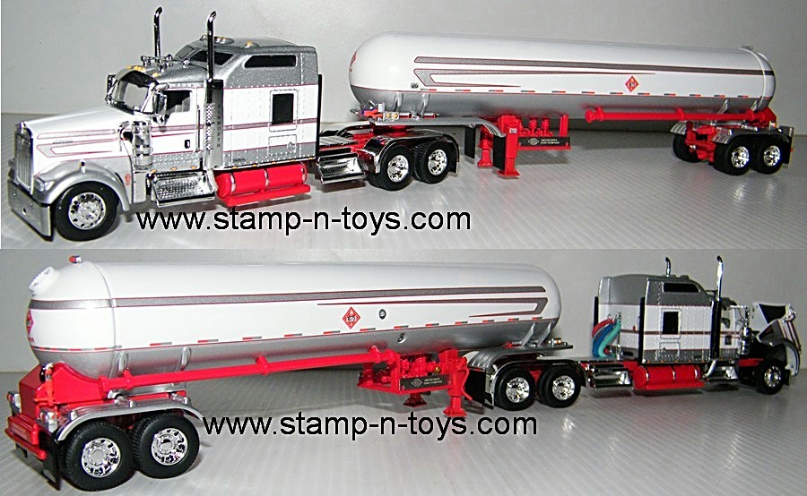 1st Gear/DCP 60-2223 Kenworth W-900L pulling a Mississippi Propane Tanker
