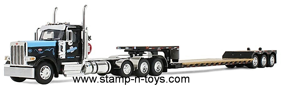 1st Gear/DCP 60-2267 Cappello Peterbilt 589 pulling a Fontaine Renegade 3-axle Lowboy