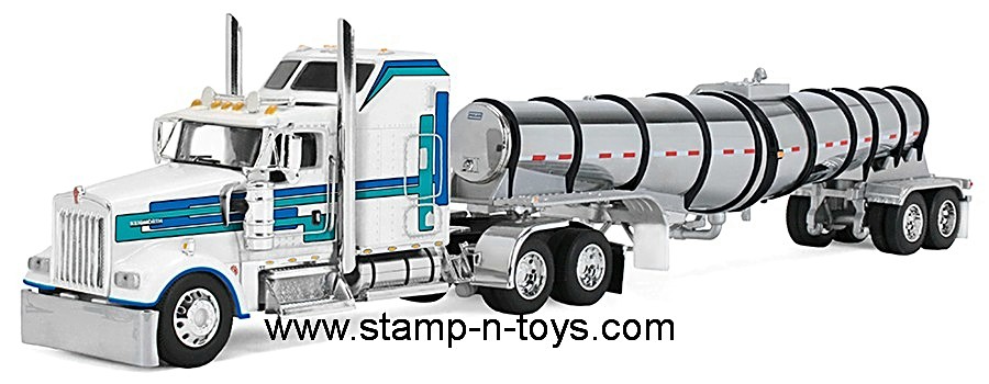 1st Gear/DCP 60-2353 Kenworth W-900L pulling a Polar Center Drop Tanker