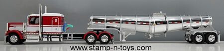 1st Gear/DCP 60-2263 Peterbilt 589 pulling a Polar Center Drop Tanker