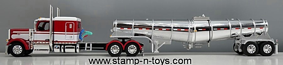 1st Gear/DCP 60-2263 Peterbilt 589 pulling a Polar Center Drop Tanker