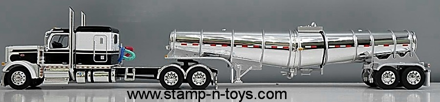 1st Gear/DCP 60-2264 Peterbilt 589 pulling a Polar Center Drop Tanker