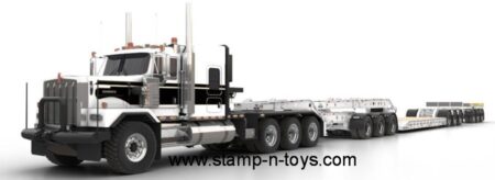J1 GT0002 KW C-500 3A w/3A Lowboy, 3A Jeep, Booster w/interchangeable decks